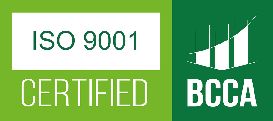 Certification ISO 9001, certifiée BCCA