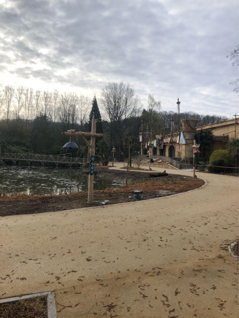 Aménagement d&rsquo;un espace thématique et du coaster Kondaa — Walibi Belgium