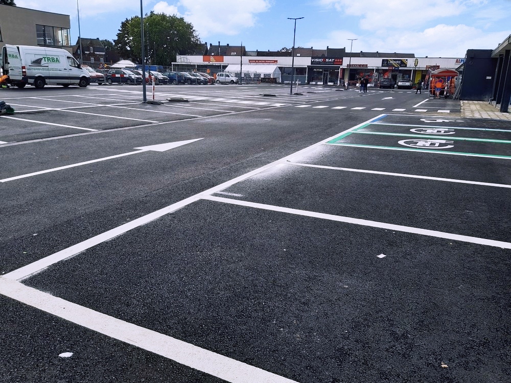 Aménagement d&rsquo;un parking — Houdeng