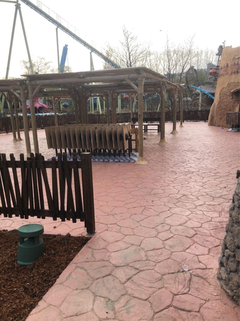 Chantier TRBA — Aménagement d&rsquo;un espace thématique et du coaster Kondaa — Walibi Belgium